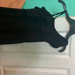 A black dress